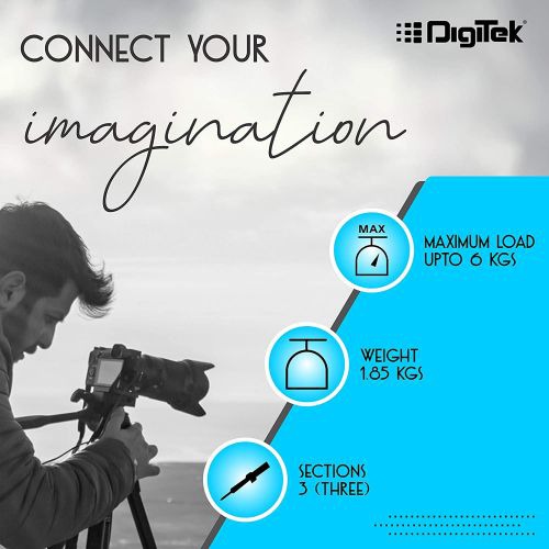 DIGITEK® DTR 590 VD Pro Tripod for DSLR & Video Cameras 