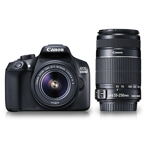 EOS 1300D Double Zoom (EF S18-55 IS II & EF S55-250 IS II)